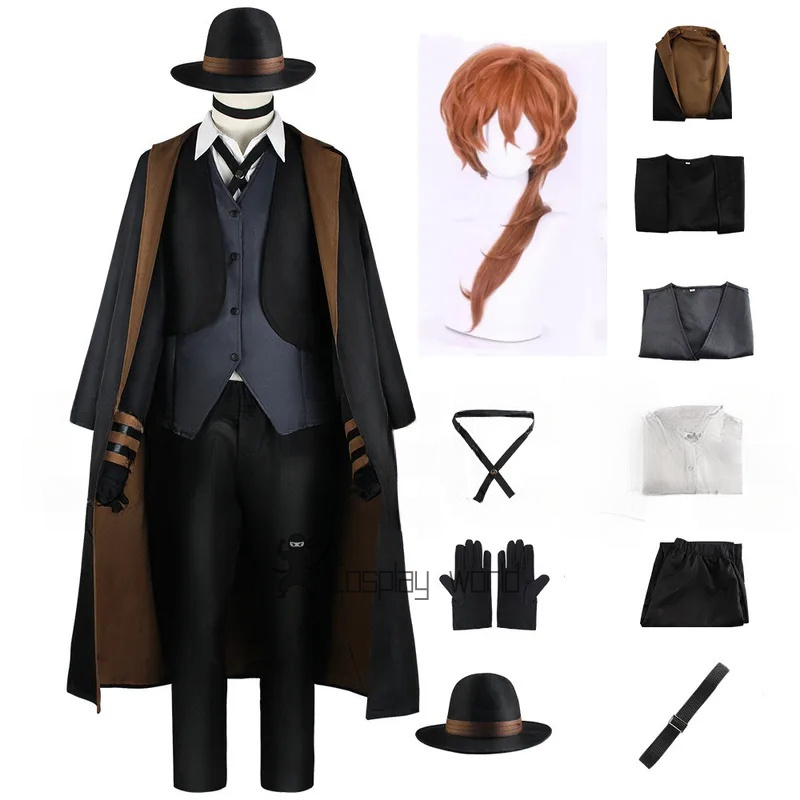 Nakahara Chuuya Cosplay Bungo  – обзор и цена Anime Cosplay Plus Size