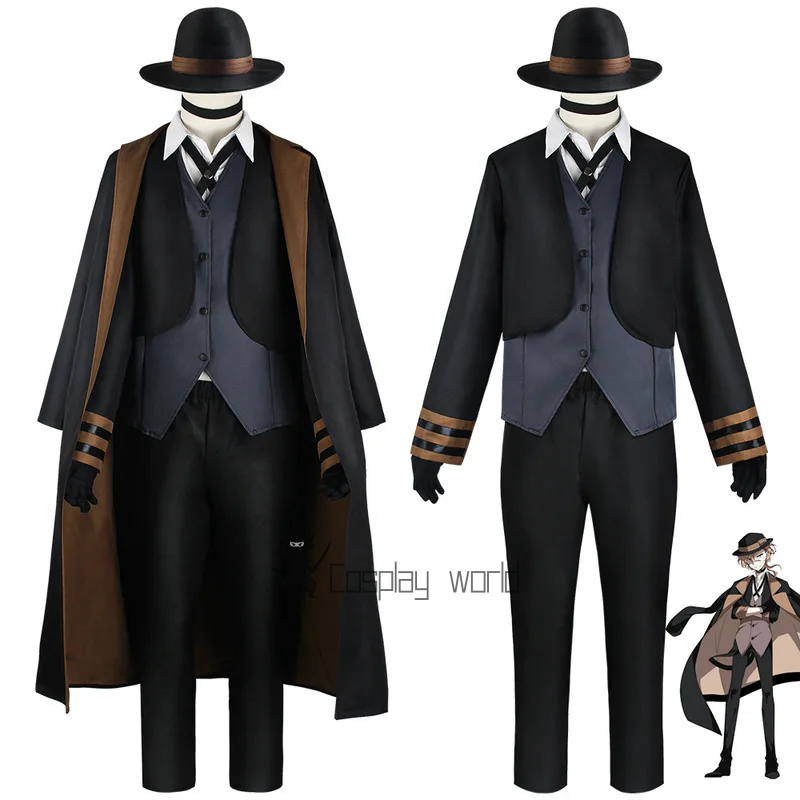 Nakahara Chuuya Cosplay Bungo  – обзор и цена Anime Cosplay Plus Size