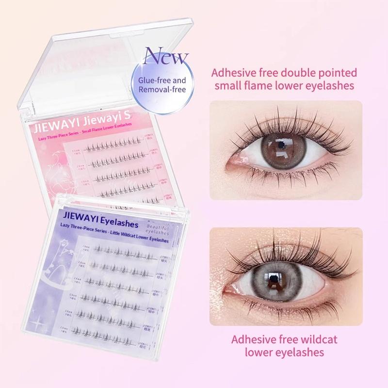 6 Rows Diy Segmented False Eye – обзор и цена Anime Cosplay Lashes