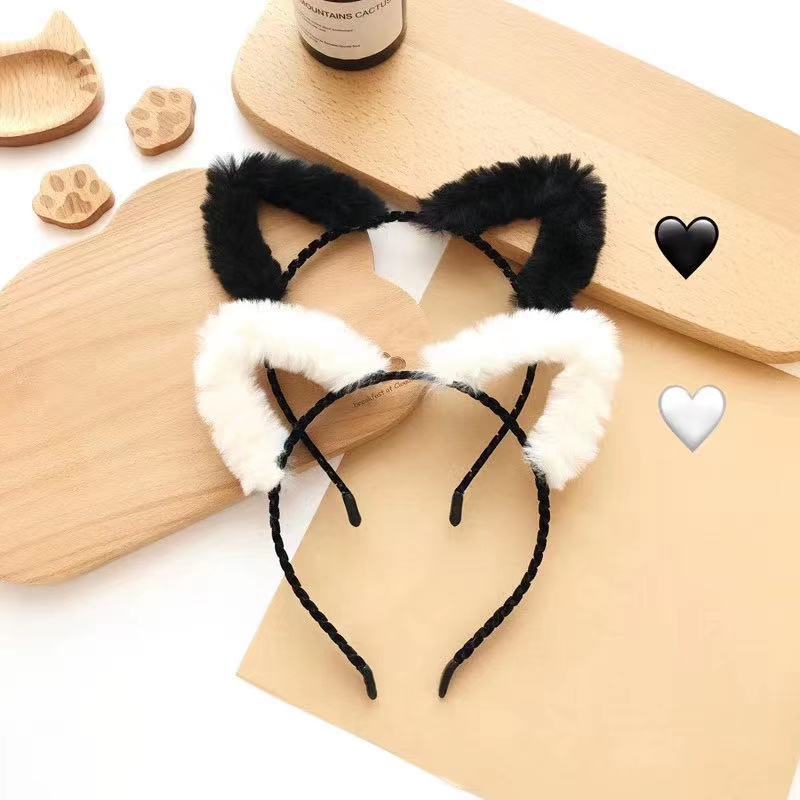 Cute Furry Kitten Ears Hairban – обзор и цена Anime Cosplay Korean Girl