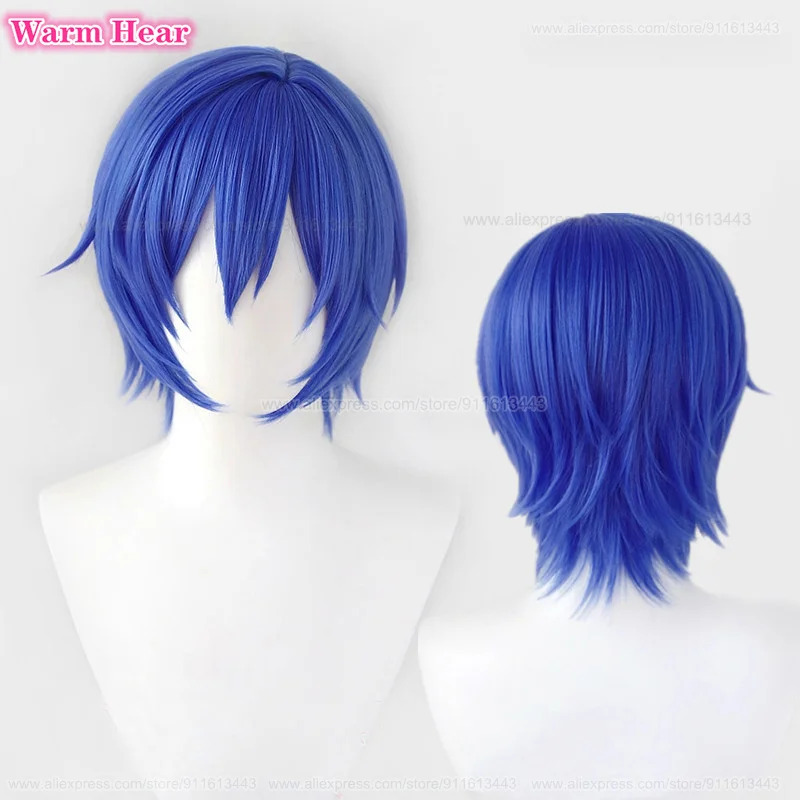 New! Synthetic Anime Unisex Sh – обзор и цена Anime Cosplay Blue Hair