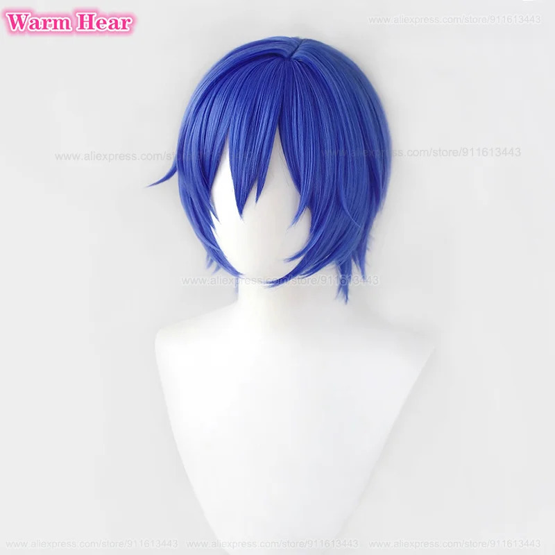 New! Synthetic Anime Unisex Sh – обзор и цена Anime Cosplay Blue Hair