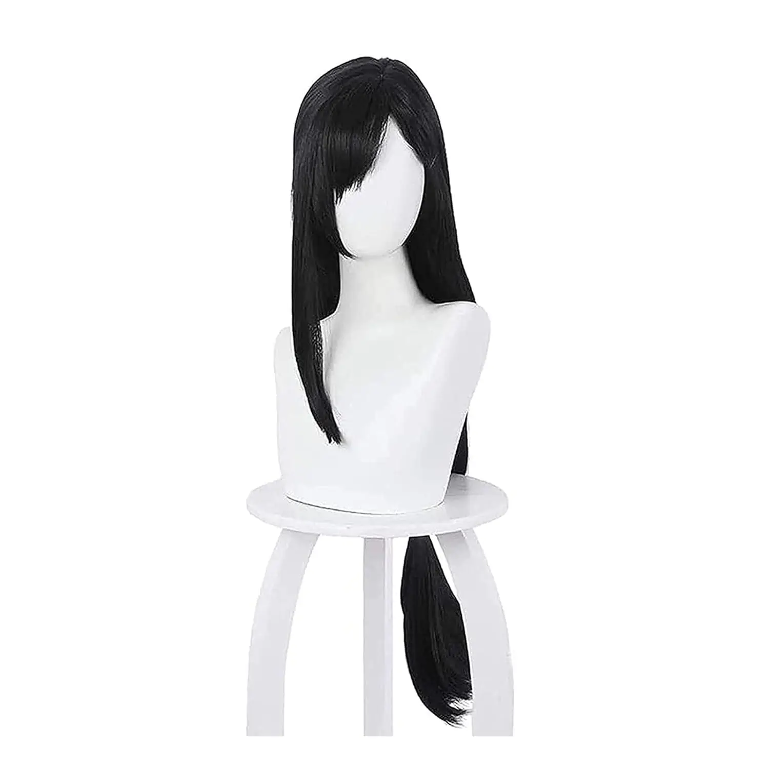 Tifa Lockhart Cosplay Wig Anim – обзор и цена Anime Cosplay Long Black Hair