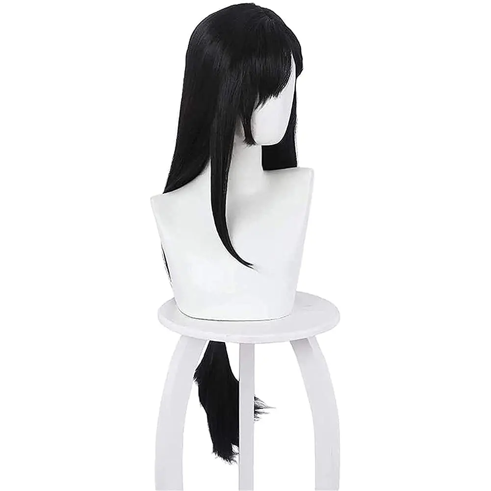 Tifa Lockhart Cosplay Wig Anim – обзор и цена Anime Cosplay Long Black Hair