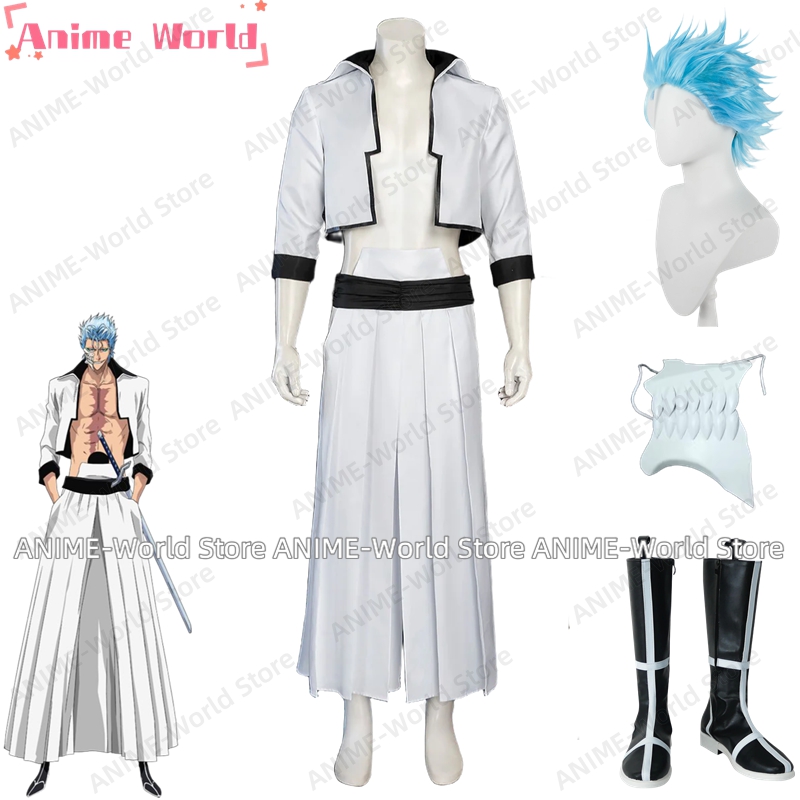 《Custom Size》Anime Grimmjow Ja – обзор и цена Anime Cosplay Mask