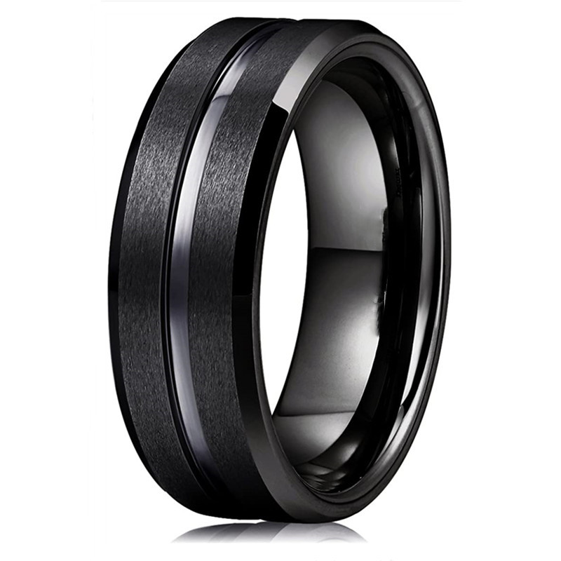 Fashion 8mm Men's Black Tungst – обзор и цена Black Clover Grimoire