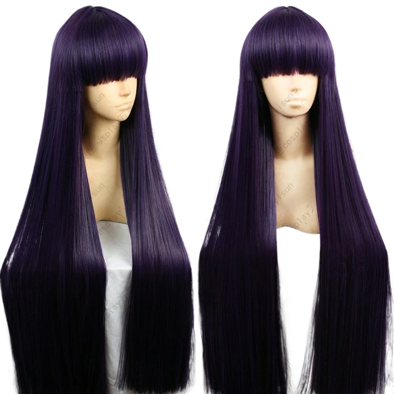 Sailor Mars Rei Hino 100CM Lon – обзор и цена Anime Cosplay Long Black Hair