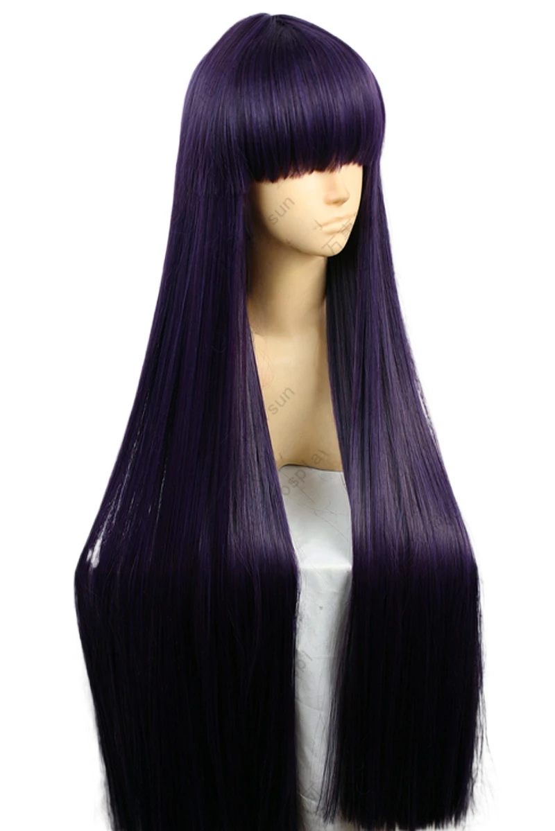 Sailor Mars Rei Hino 100CM Lon – обзор и цена Anime Cosplay Long Black Hair
