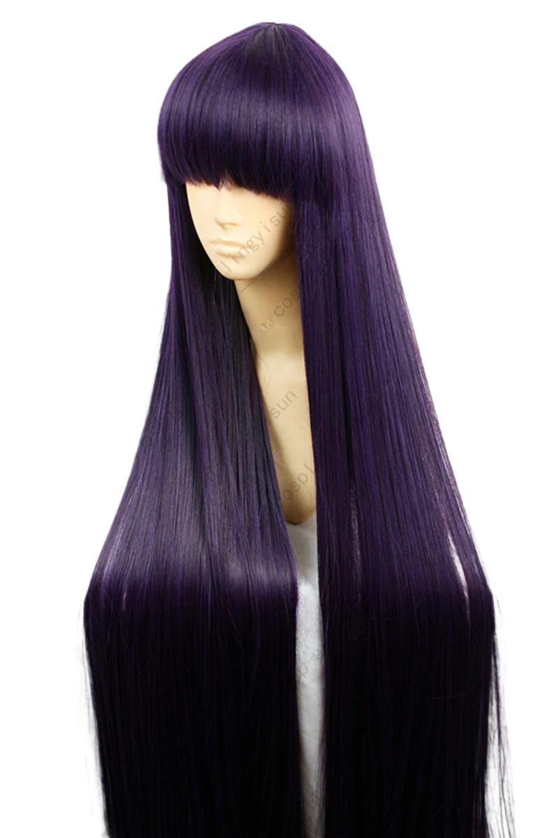 Sailor Mars Rei Hino 100CM Lon – обзор и цена Anime Cosplay Long Black Hair