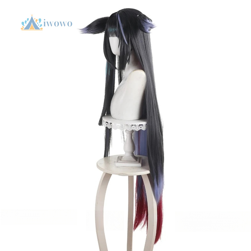 Arknights Mio Cosplay Wig Blac – обзор и цена Cosplay Anime Black
