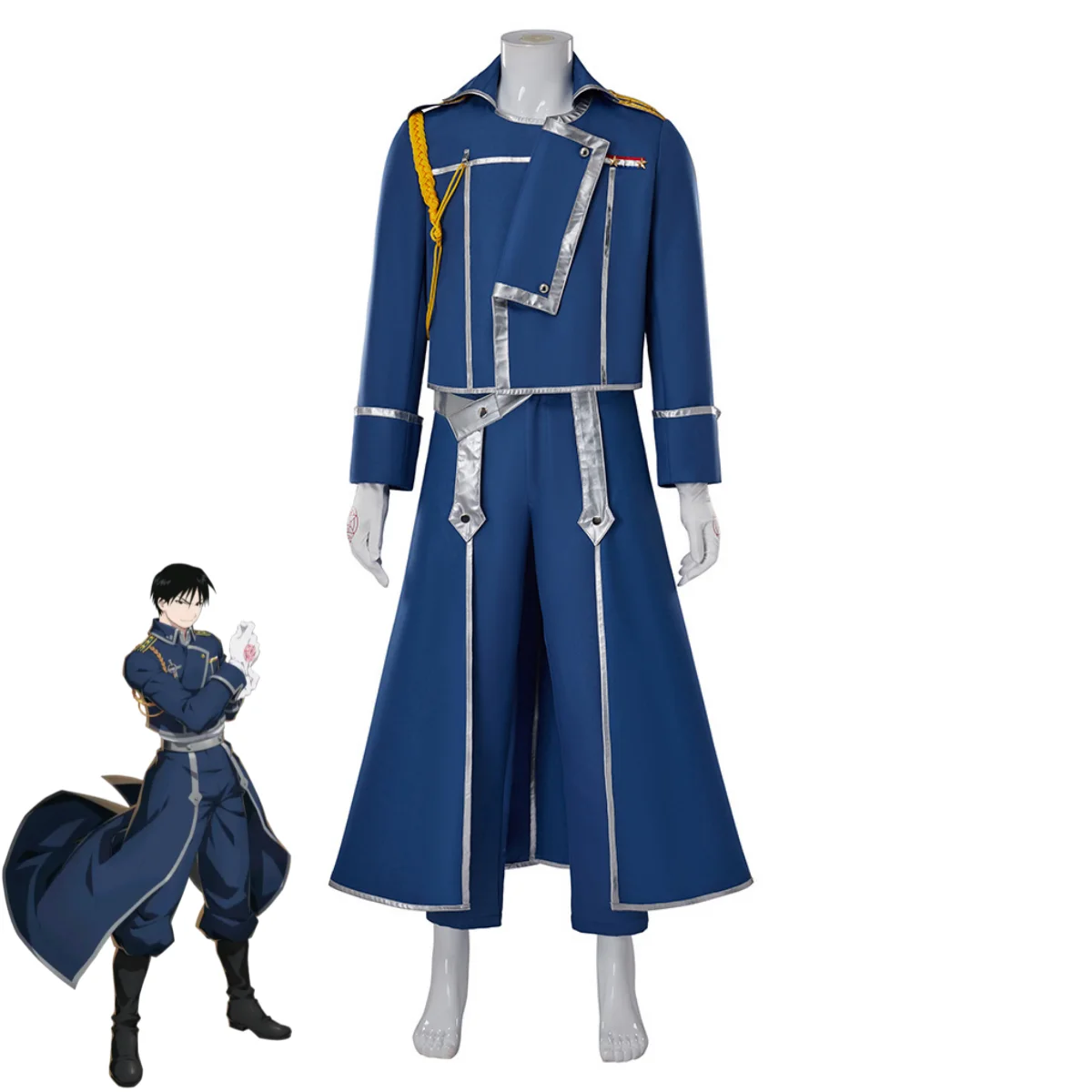 Blue Fight Military Uniform Co – обзор и цена Fullmetal Alchemist Coat