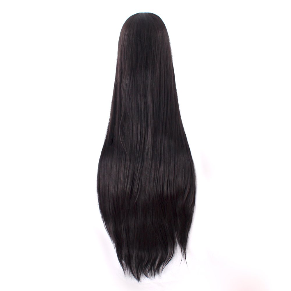 40 Inch 100 cm Long Straight C – обзор и цена Anime Cosplay Long Black Hair
