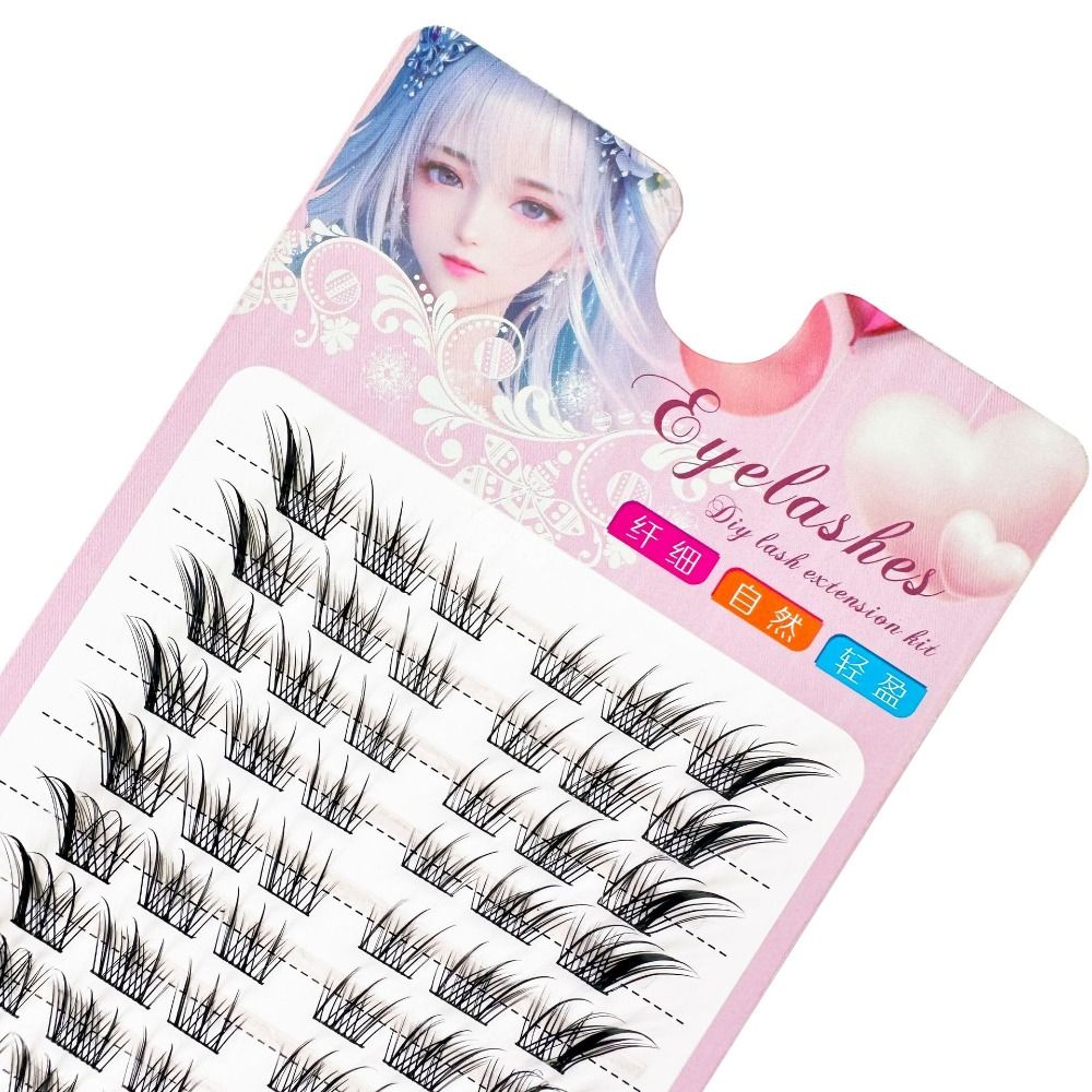 3D Cat Eye Clusters Lashes Nat – обзор и цена Anime Cosplay Lashes
