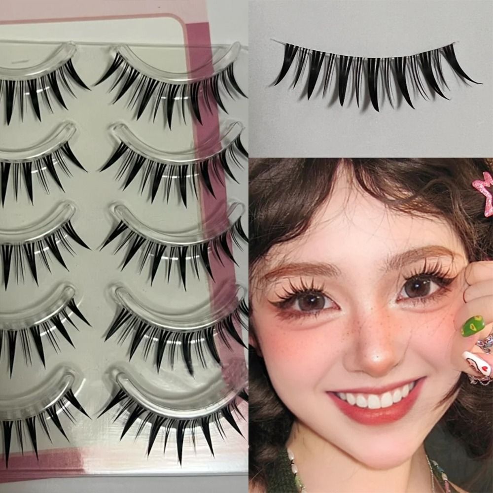 5 Pairs Pack Japanese Cosplay  – обзор и цена Anime Cosplay Lashes