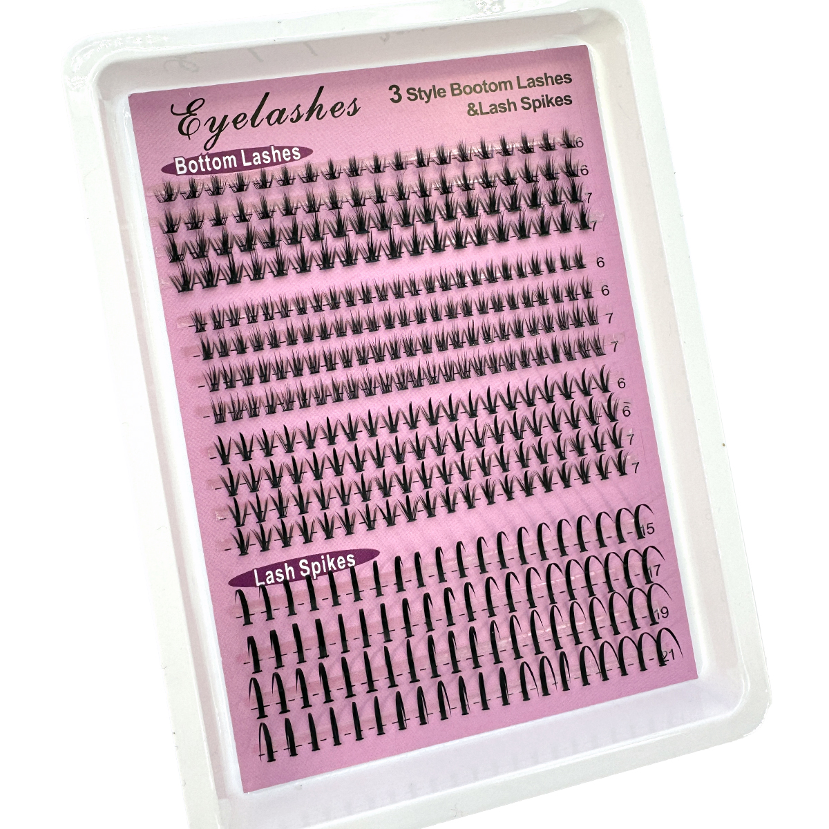 16Rows Bottom&Spiky Lashes Clu – обзор и цена Anime Cosplay Lashes