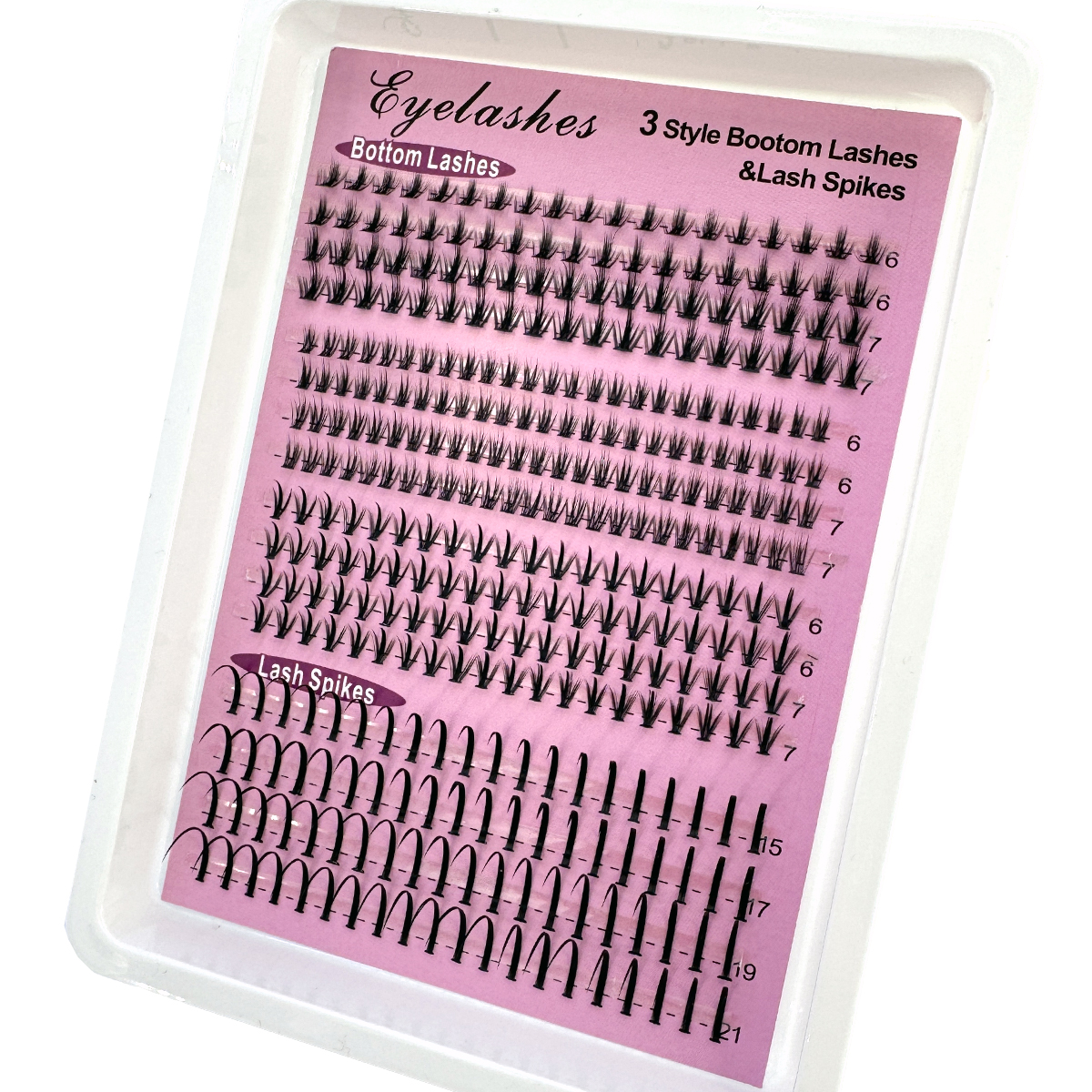 16Rows Bottom&Spiky Lashes Clu – обзор и цена Anime Cosplay Lashes