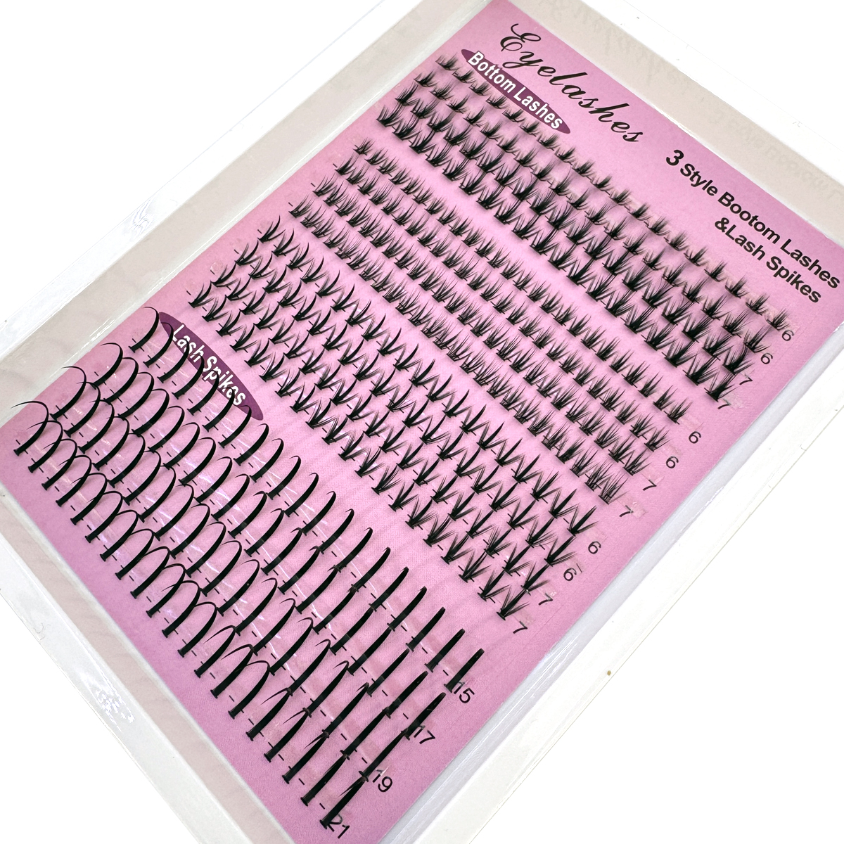 16Rows Bottom&Spiky Lashes Clu – обзор и цена Anime Cosplay Lashes