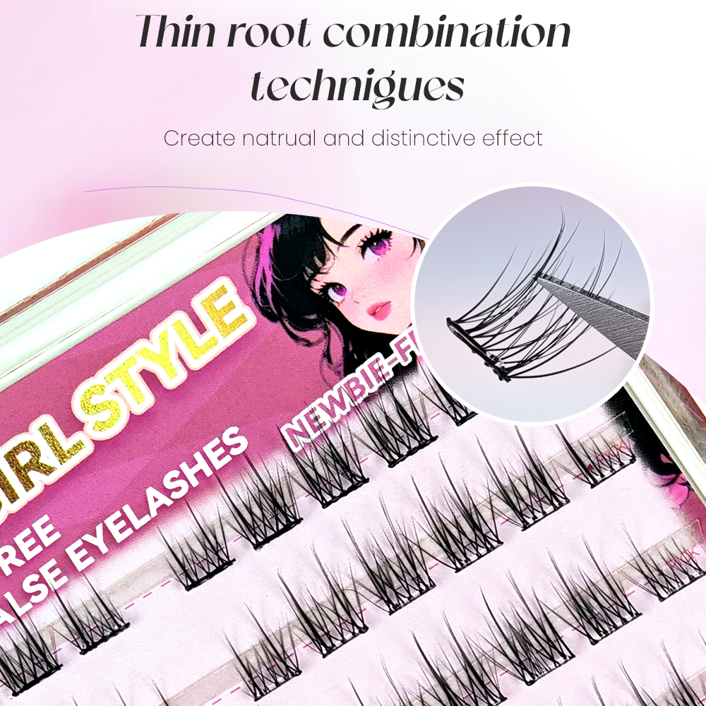 Yelix DIY Self-Adhesive Cluste – обзор и цена Anime Cosplay Lashes