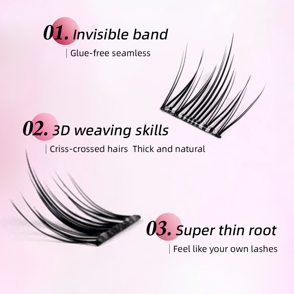 Yelix DIY Self-Adhesive Cluste – обзор и цена Anime Cosplay Lashes