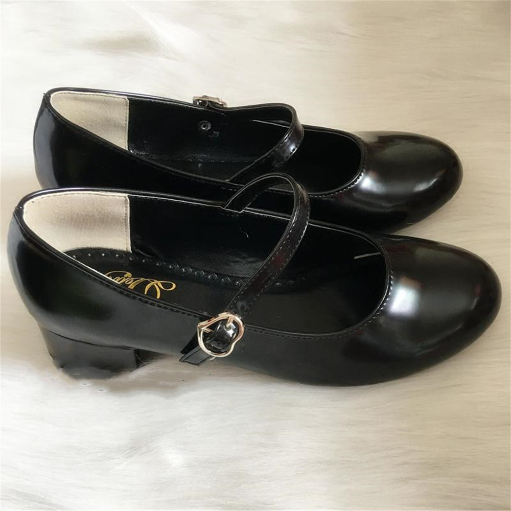 Low Heel Round Head PU Shoes G – обзор и цена Anime Cosplay Korean Girl