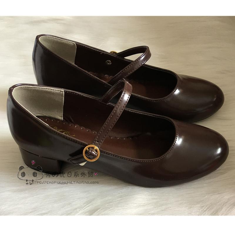 Low Heel Round Head PU Shoes G – обзор и цена Anime Cosplay Korean Girl