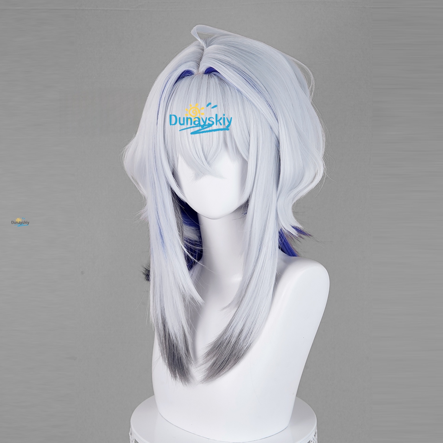 Galbrena Cosplay Wig Gray blue – обзор и цена Anime Cosplay Blue Hair