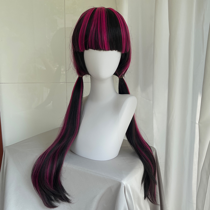 High Quality Movie Draculaura  – обзор и цена Anime Cosplay Long Black Hair
