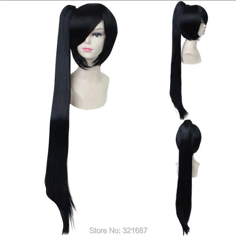 ccutoo Black Long Straight Syn – обзор и цена Anime Cosplay Long Black Hair