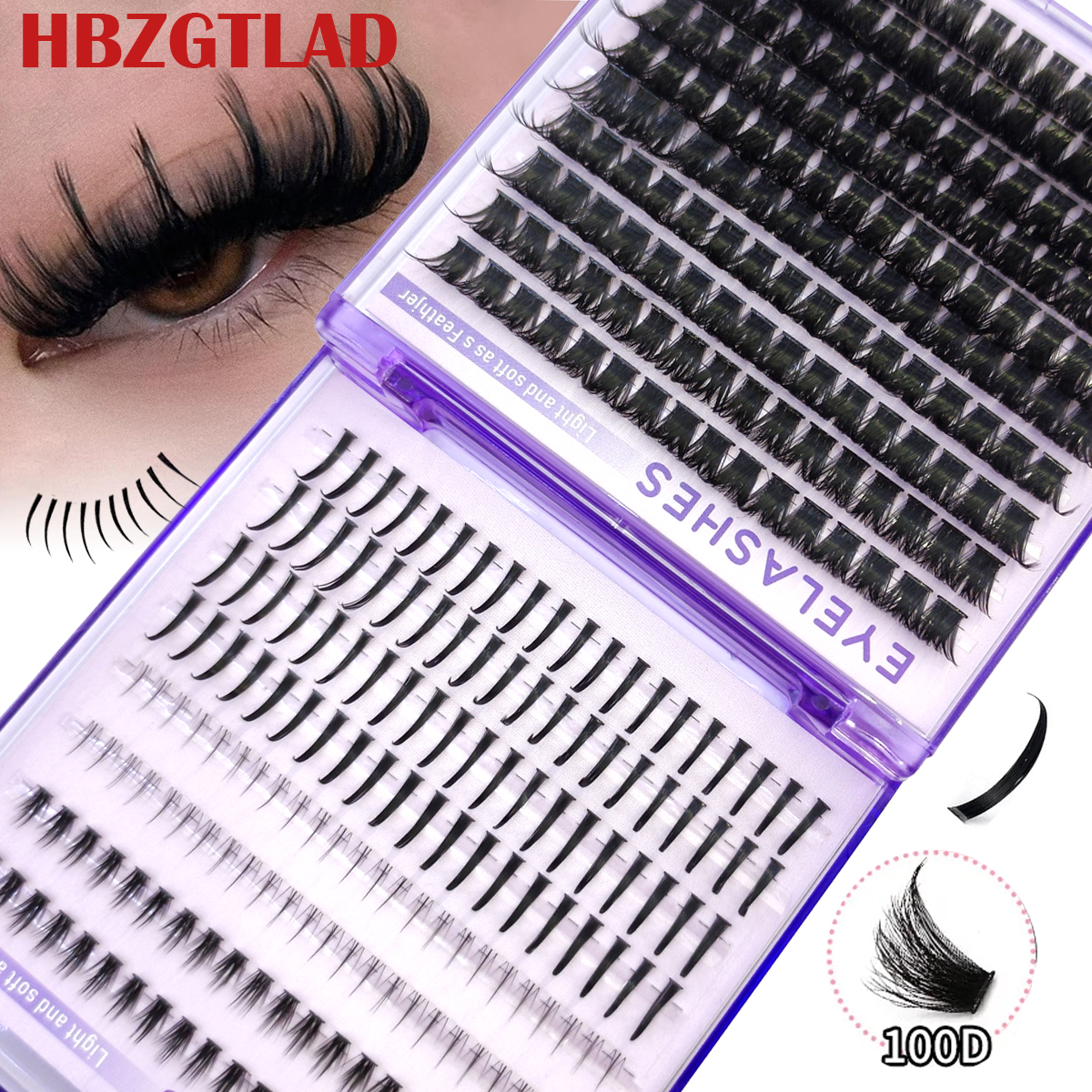 Lash Clusters Kit Lash Spikes  – обзор и цена Anime Cosplay Lashes