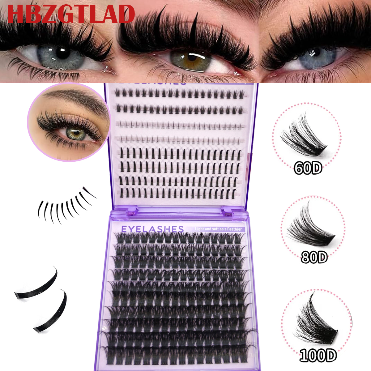 Lash Clusters Kit Lash Spikes  – обзор и цена Anime Cosplay Lashes