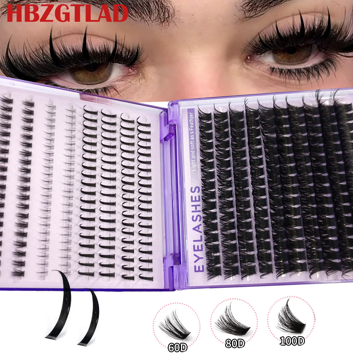 Lash Clusters Kit Lash Spikes  – обзор и цена Anime Cosplay Lashes